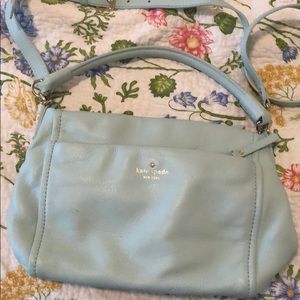 Kate Spade crossbody bag, light green/blue